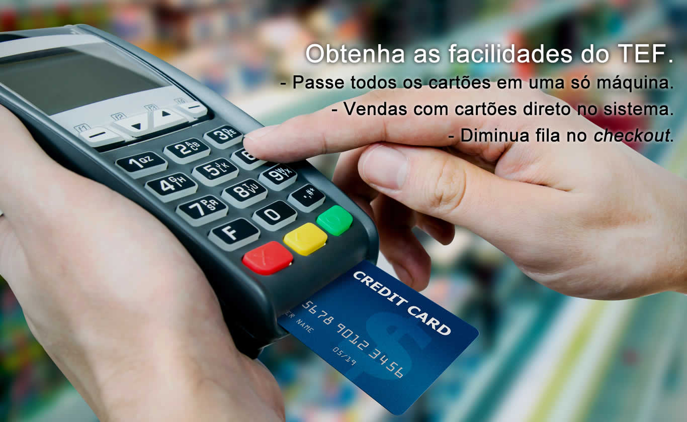 Utilizando TEF - Transferência Eletrônica de Fundos